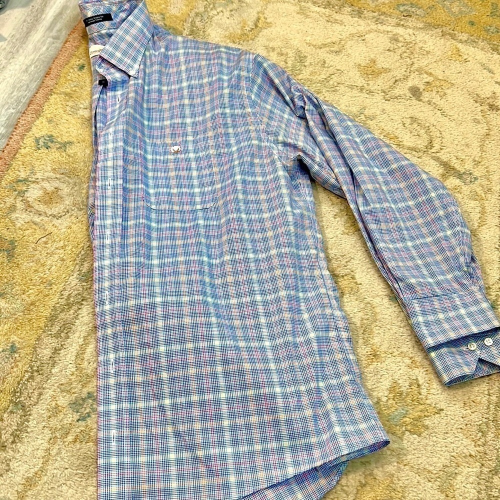 Cotton Brothers,XL,Sold-Out, Gorgeous YachtWear Long-Sleeve Button-Up Shirt, EUC